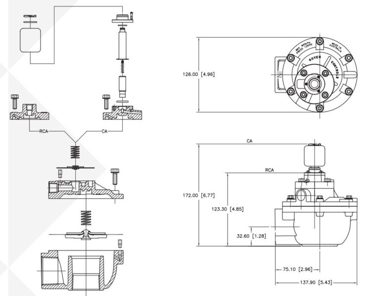 Goyen® Diaphragm Valve RCA45T010 Bags and Cages